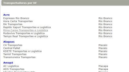 Para embarcadores: Seleção Inteligente de Transportadoras por Região